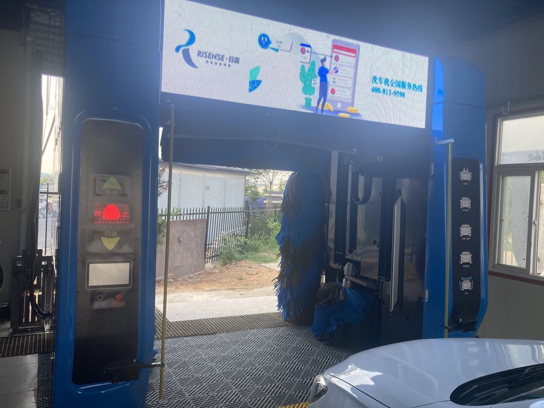 Lavatrice automatica a color zaffiro CF380 con schermo pubblicitario intelligente