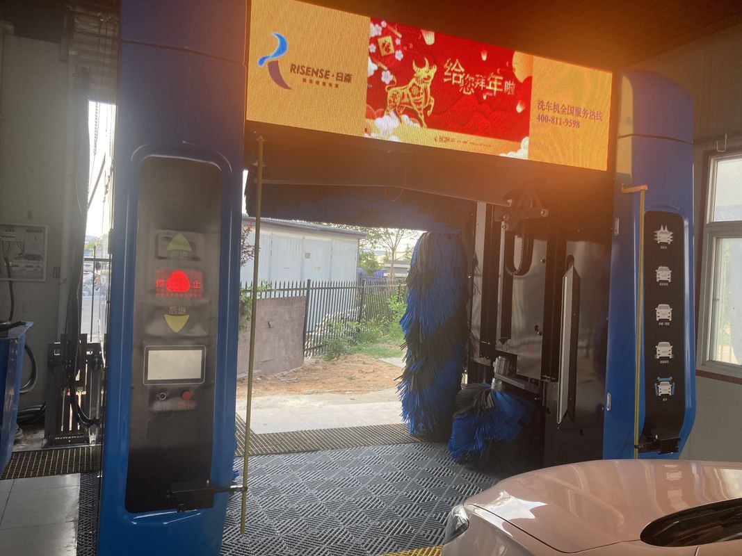 Lavatrice automatica a color zaffiro CF380 con schermo pubblicitario intelligente