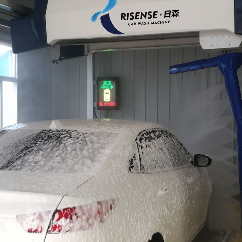 Di' addio al lavaggio manuale con il sistema automatico di manutenzione auto Risense 360 Plus