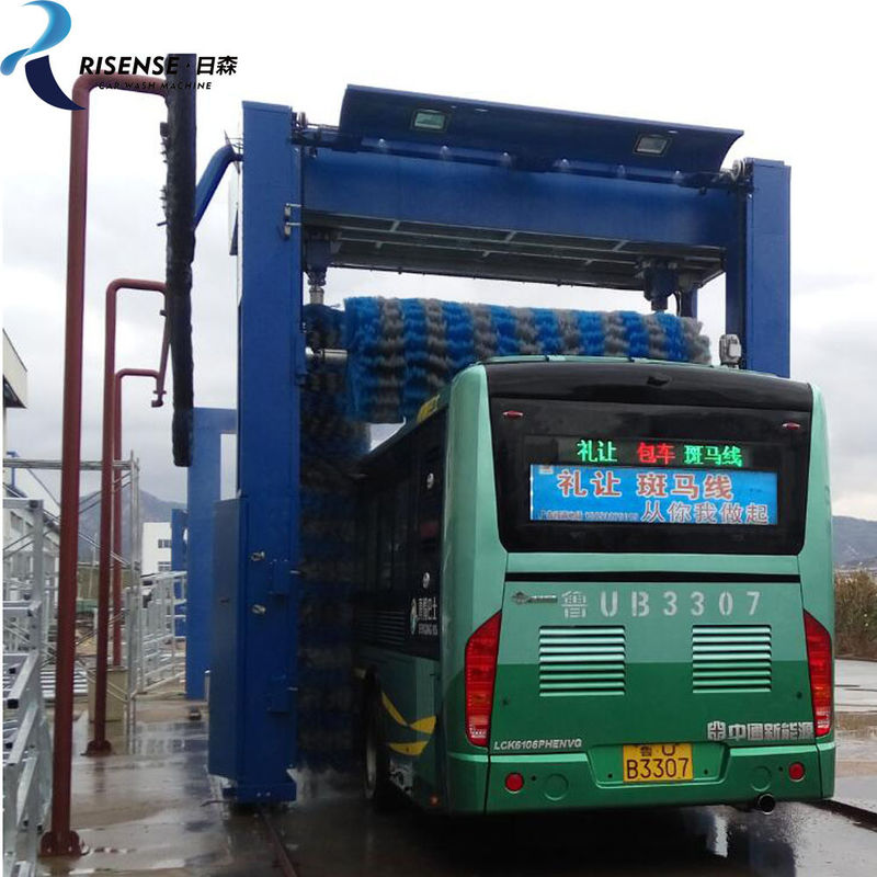 CB-730 Portal Foam Bus O Truck Washing Plant con spazzole asciugatrici ad aria
