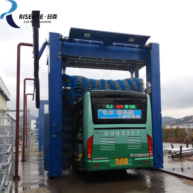 CB-730 Portal Foam Bus O Truck Washing Plant con spazzole asciugatrici ad aria