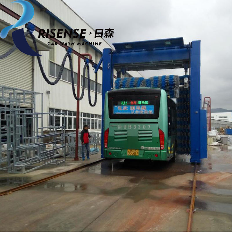 CB-730 Portal Foam Bus O Truck Washing Plant con spazzole asciugatrici ad aria