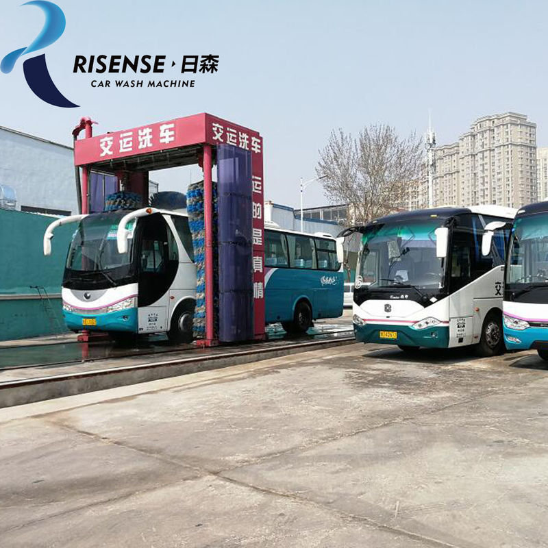 CB-730 Portal Foam Bus O Truck Washing Plant con spazzole asciugatrici ad aria