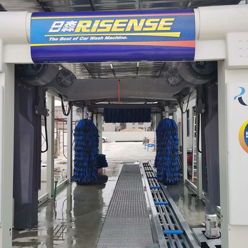 Potente macchina da lavaggio automatica a spazzola per tunnel da 1500W per auto Jeep e pullman