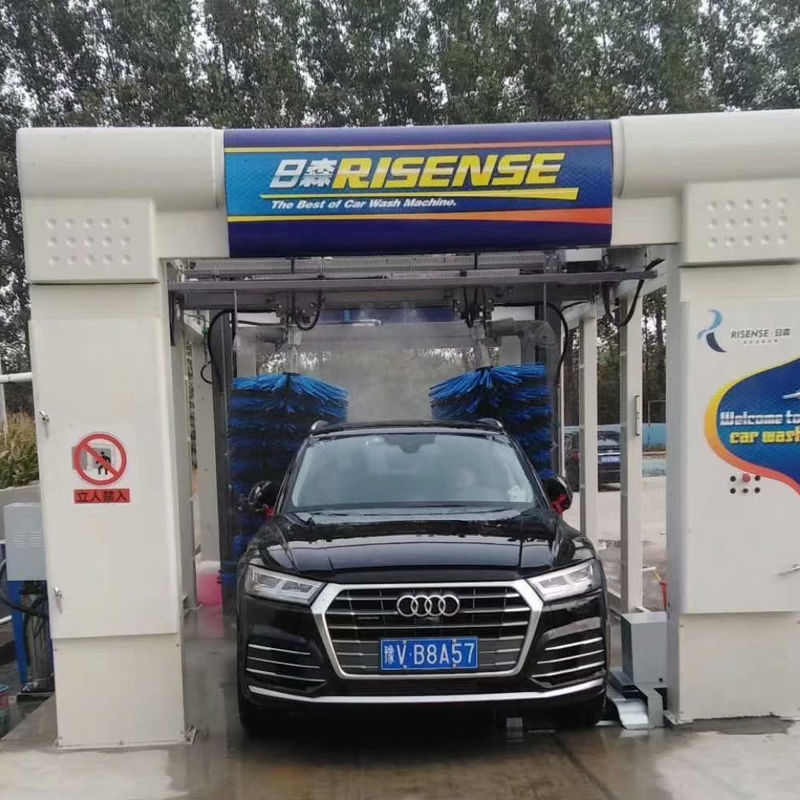 Potente macchina da lavaggio automatica a spazzola per tunnel da 1500W per auto Jeep e pullman