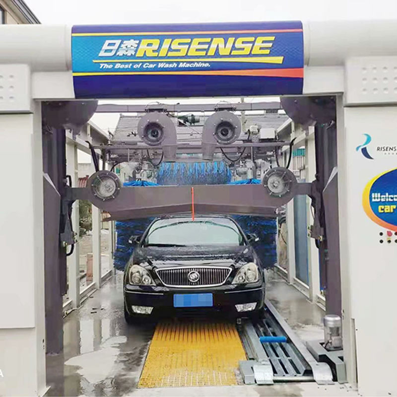 Prova la comodità del nostro sistema automatico di lavaggio con spazzola per il tipo di tunnel per auto