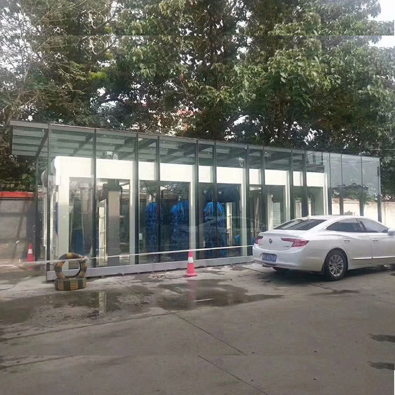 Prova la comodità del nostro sistema automatico di lavaggio con spazzola per il tipo di tunnel per auto