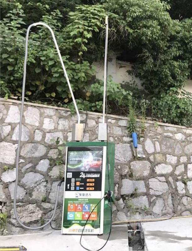 800*580*1750mm Autolavaggio con consumo di shampoo di 4 ml/min