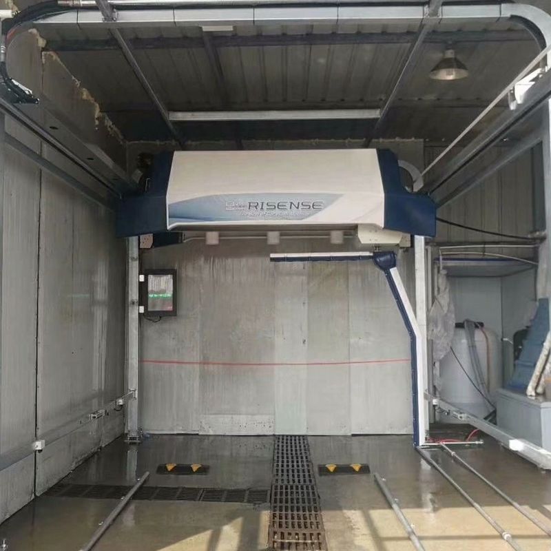 Lavatrice di auto senza contatto galvanizzata a caldo con sistema di asciugatura rapida all'aria integrato