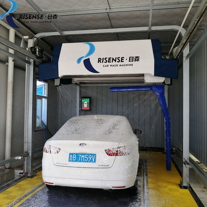 Lavatrice di auto senza contatto galvanizzata a caldo con sistema di asciugatura rapida all'aria integrato
