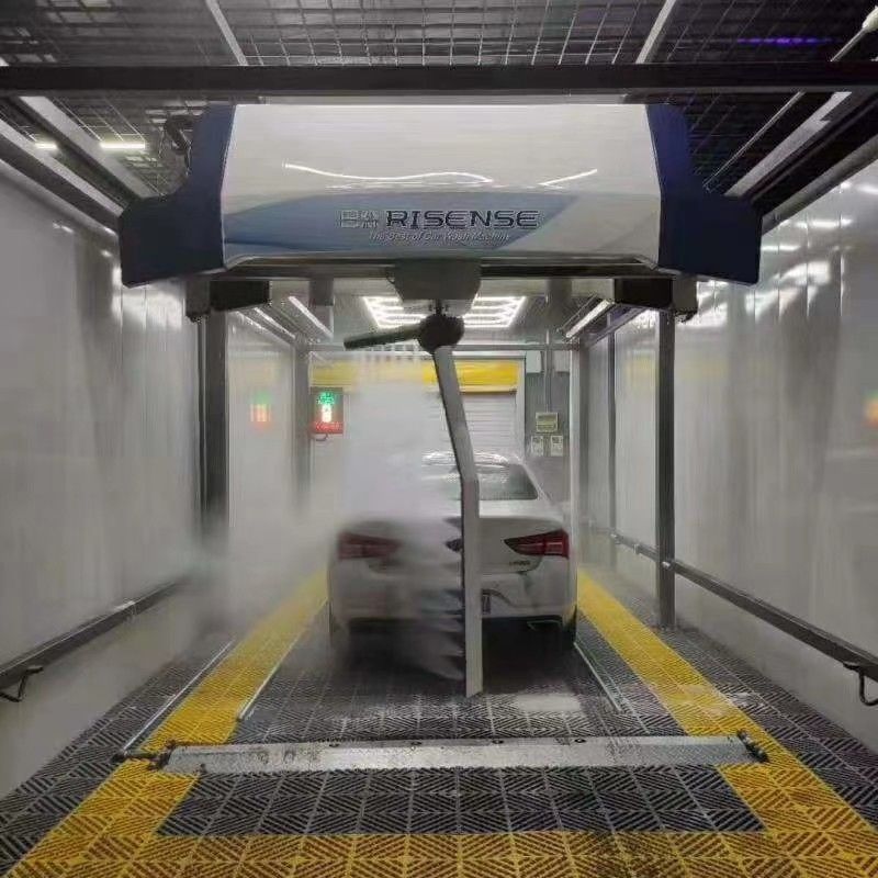 Lavatrice di auto senza contatto galvanizzata a caldo con sistema di asciugatura rapida all'aria integrato